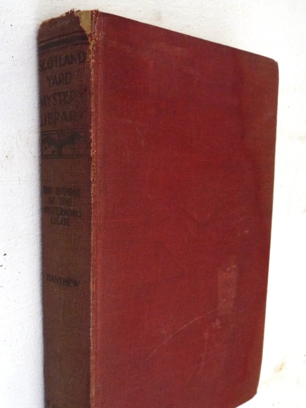 The Riddle of the Mysterious Light Hanshew book Scotland Yard Library 1921